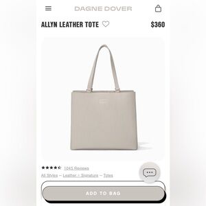 Dagne Dover large beige tote